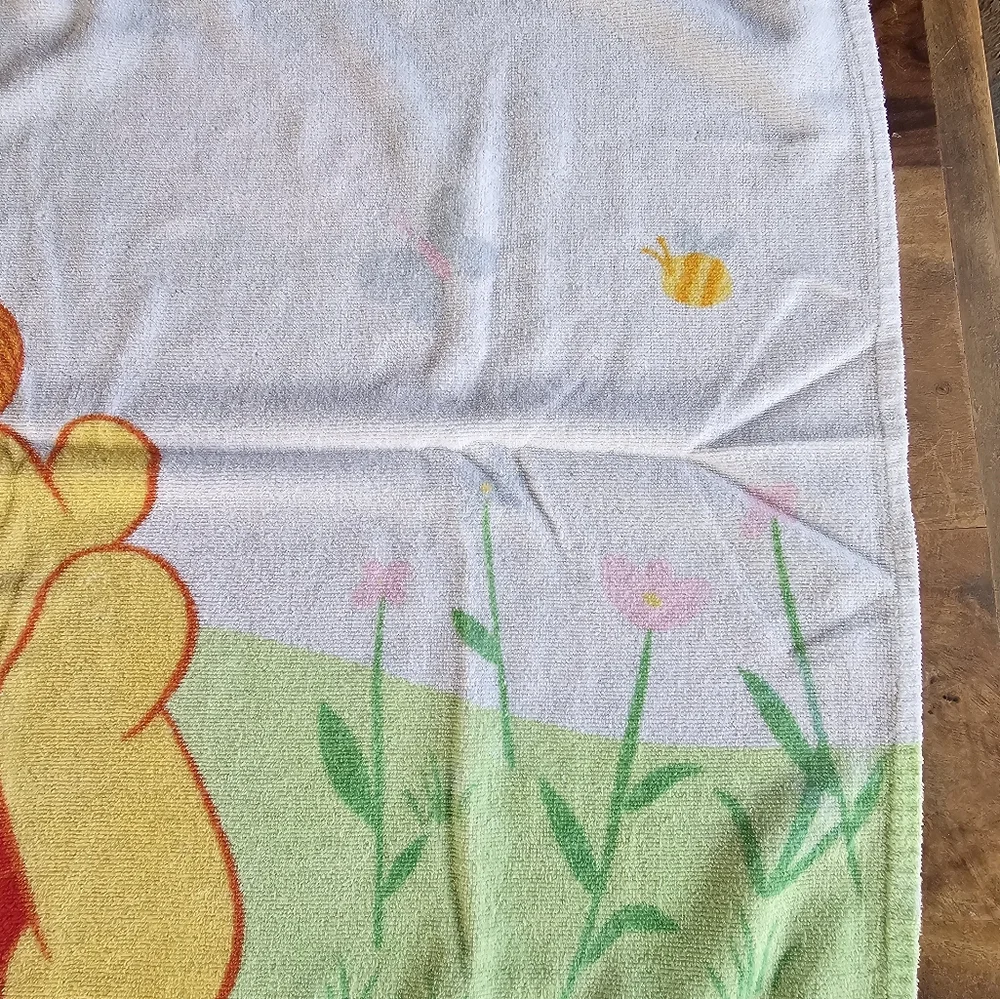 Vintage Disney Winnie The Pooh & Tigger Hooded Bath Beach Towel 48